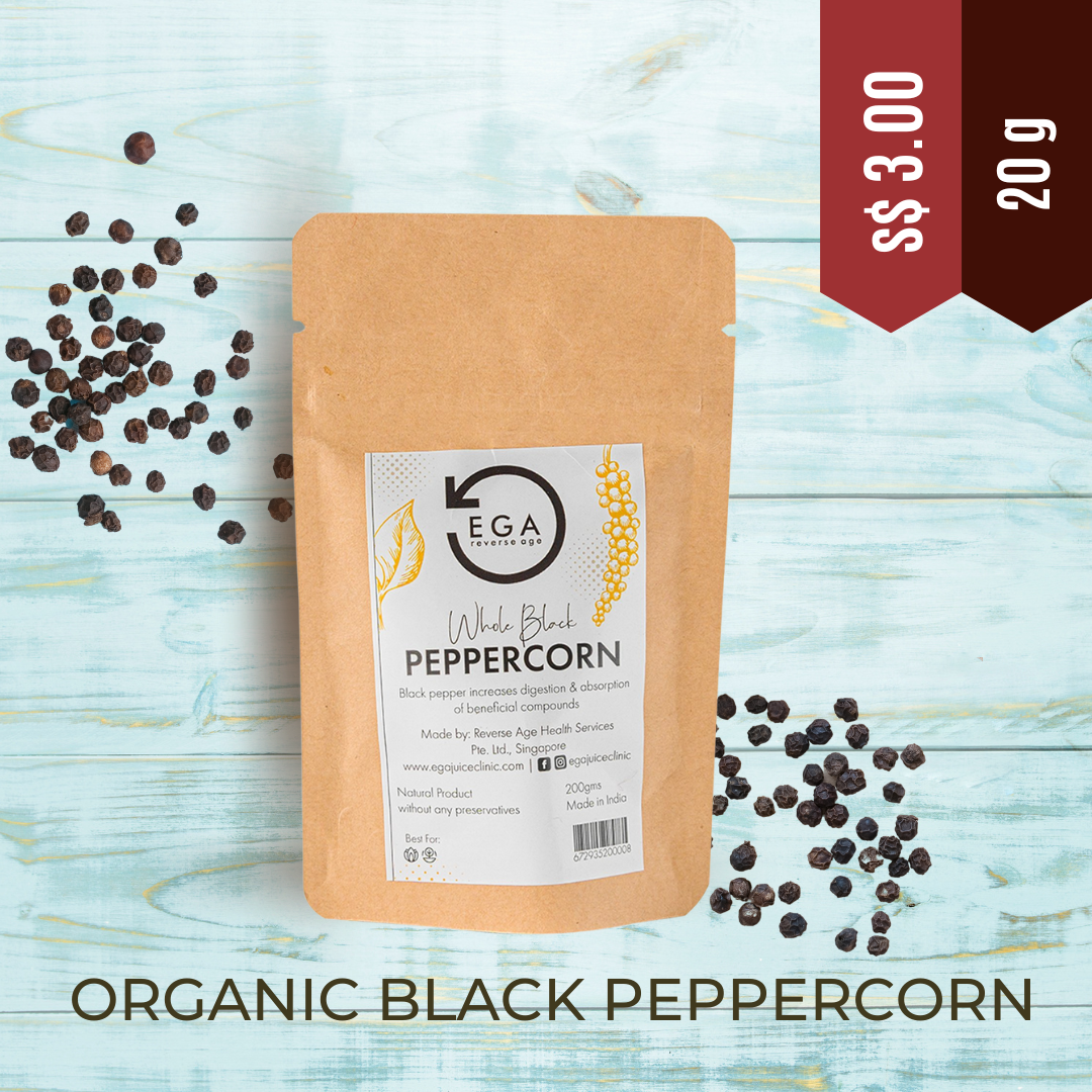 Organic Black Pepper Corn  - 20gm