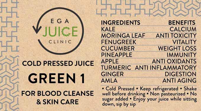 green1 juice in pitta juice cleanse