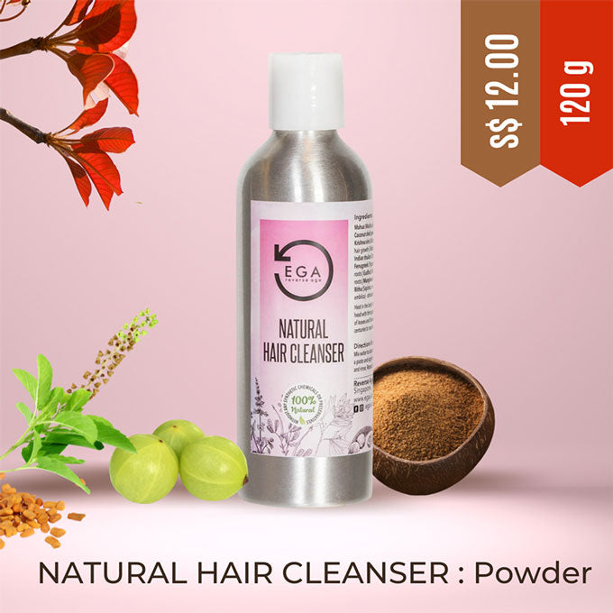 natural hair cleanser with mahua, thulasi, shikakai