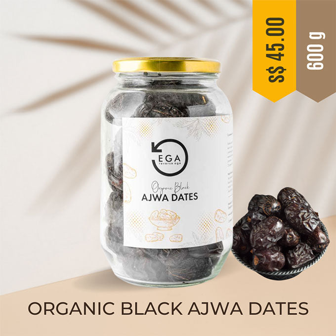 organic black ajwa dates 600gm in Singapore