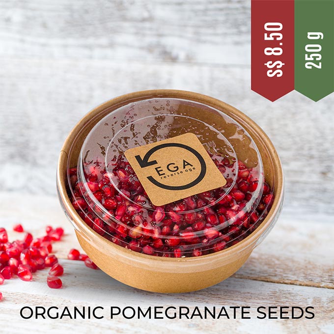 organic indian pomegranate seeds