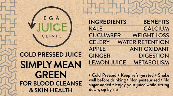 simply mean green juice in juice cleanse pack