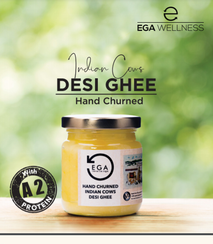 A2 Indian Cow Desi Ghee Hand Churned