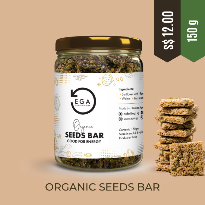 Organic seeds bar for energy