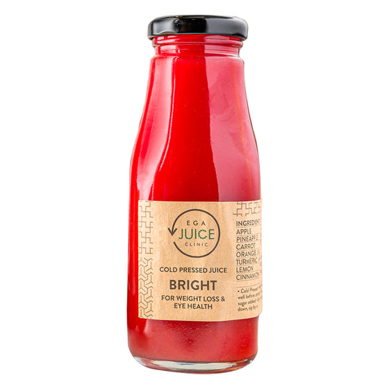 Bright cold pressed juice 