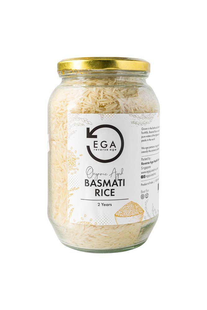 Buy Organic Basmati Rice in Singapore [Aged 2 Yrs] | EGA Ayurveda