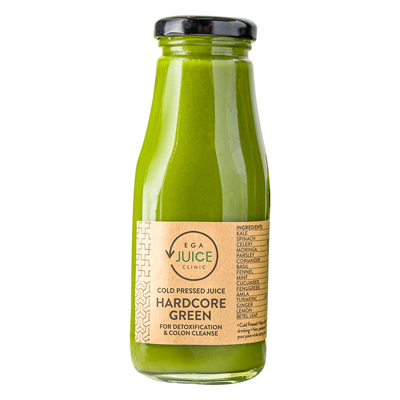 Hardcore Green cold pressed juice