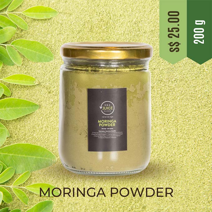 organic natural moringa powder now available in singapore