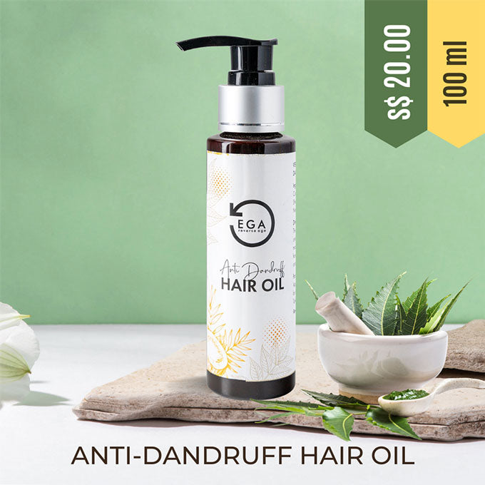 anti dandruff hair oil with neem and coconut