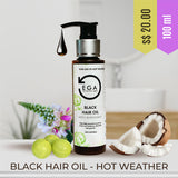 Load image into Gallery viewer, black hair oil for hot weather