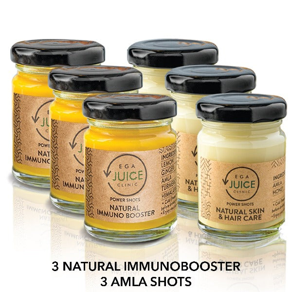 natural immunity shots and natural skin and hair care bundle from EGA Wellness Singapore