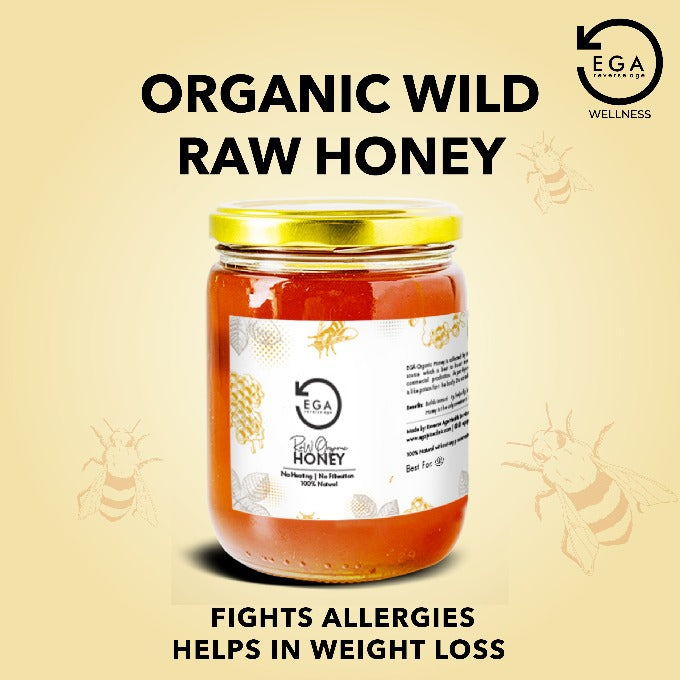 organic wild raw honey fights allergies and helps in weight loss