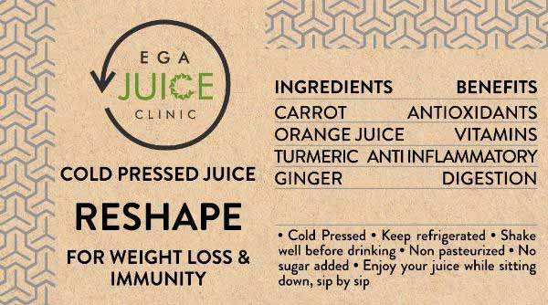 reshape juice in General Immunity Juice Cleanse Pack