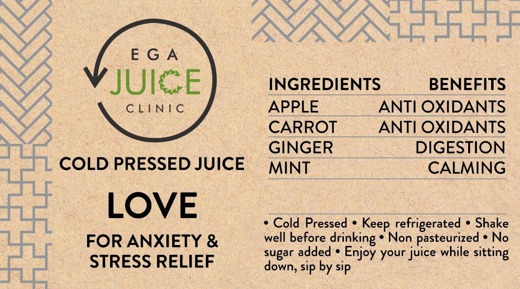 Cold Pressed Juice for anxiety & Stress Relief