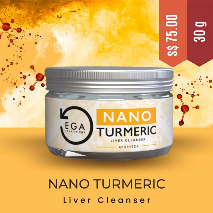 EGA nano turmeric is a natural liver cleanser. the purest turmeric powder in singapore