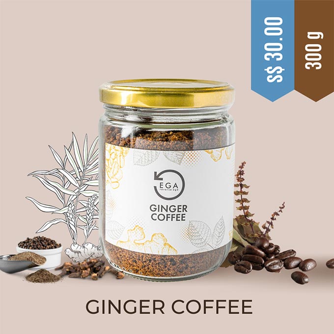 organic ginger coffee in singapore