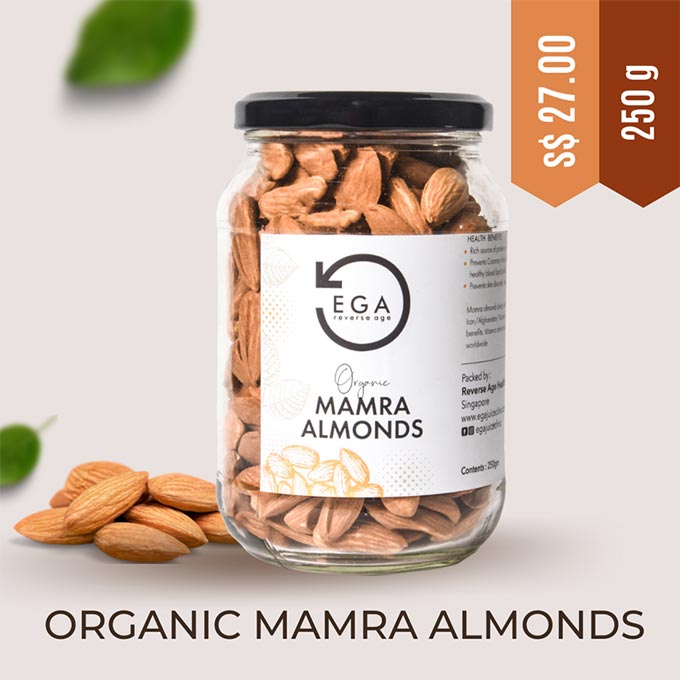 organic mamra almonds in singapore