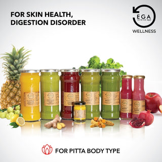 pitta juice cleanse pack for skin health. fresh 500ml juices