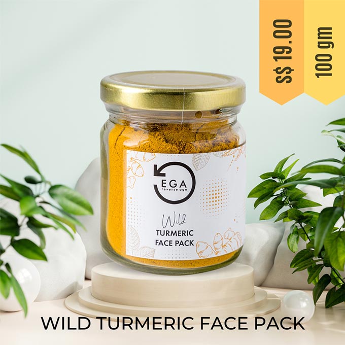 turmeric face pack for wrinkle free flawless skin