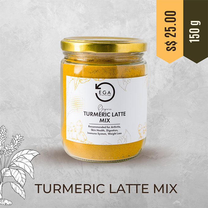EGA Wellness Turmeric Latte Mix is made with 100% Organic Ingredients.
