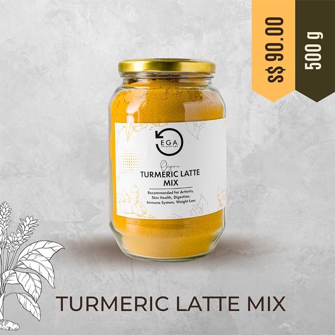 organic turmeric latte mix in singapore
